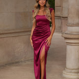 ROBE 'VITORIA' BORDEAUX CHAUD