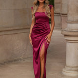 ROBE 'VITORIA' BORDEAUX CHAUD