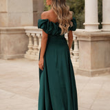 ABITO 'MARYA' VERDE BOTTIGLIA