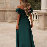 ABITO 'MARYA' VERDE BOTTIGLIA