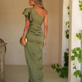KLEID 'CELLY' SANFTES OLIV