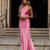 VESTIDO 'MARGARIDA' ROSA BRILLANTE