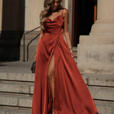 VESTIDO 'MELODY" TERRACOTTA