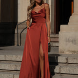 VESTIDO 'MELODY" TERRACOTTA