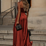 VESTIDO 'MELODY" TERRACOTTA