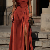 VESTIDO 'MELODY" TERRACOTTA