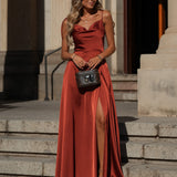 VESTIDO 'MELODY" TERRACOTTA