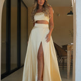 CONJUNTO 'LOTUS' PASTEL YELLOW