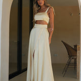 CONJUNTO 'LOTUS' PASTEL YELLOW
