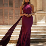 VESTIDO 'BETH' BURDEOS