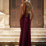 VESTIDO 'BETH' BURDEOS