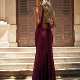 VESTIDO 'BETH' BURDEOS