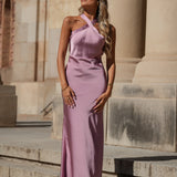 VESTIDO 'SHARON' ROSA POLVO