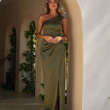 VESTIDO 'TABHITA' OLIVA CÁLIDO