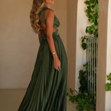 VESTIDO 'SOLAINE' VERDE OLIVA
