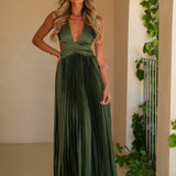 VESTIDO 'SOLAINE' VERDE OLIVA