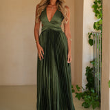 VESTIDO 'SOLAINE' VERDE OLIVA
