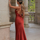 KLEID 'MARGARIDA' TERRAKOTTA