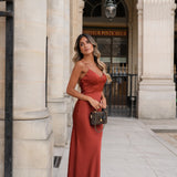 VESTIDO 'RHODE' TERRACOTTA