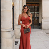 VESTIDO 'RHODE' TERRACOTTA