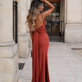 VESTIDO 'RHODE' TERRACOTTA