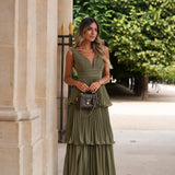 VESTIDO 'AMINATA' VERDE OLIVA
