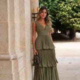 VESTIDO 'AMINATA' VERDE OLIVA