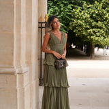 VESTIDO 'AMINATA' VERDE OLIVA