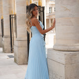 VESTIDO 'ANGELINE' AZUL CÉU