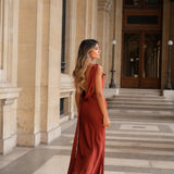 VESTIDO 'NINA' TERRACOTTA