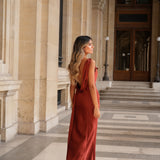 VESTIDO 'NINA' TERRACOTTA