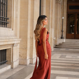 VESTIDO 'NINA' TERRACOTTA