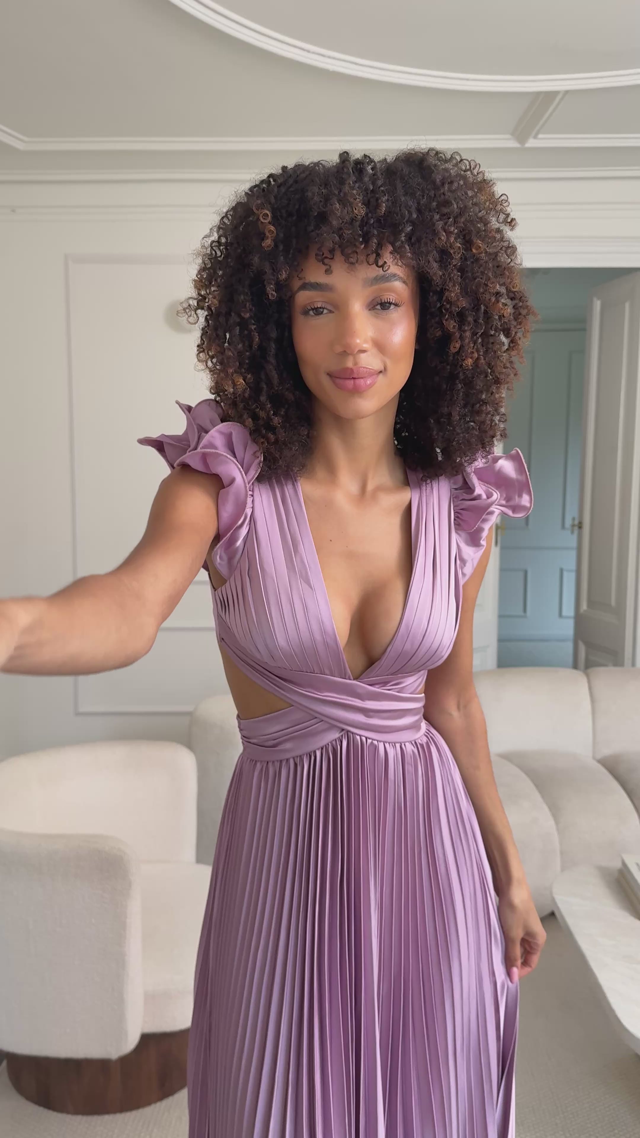 ROBE 'JOANNA' BORDEAUX – Kiwini The Label